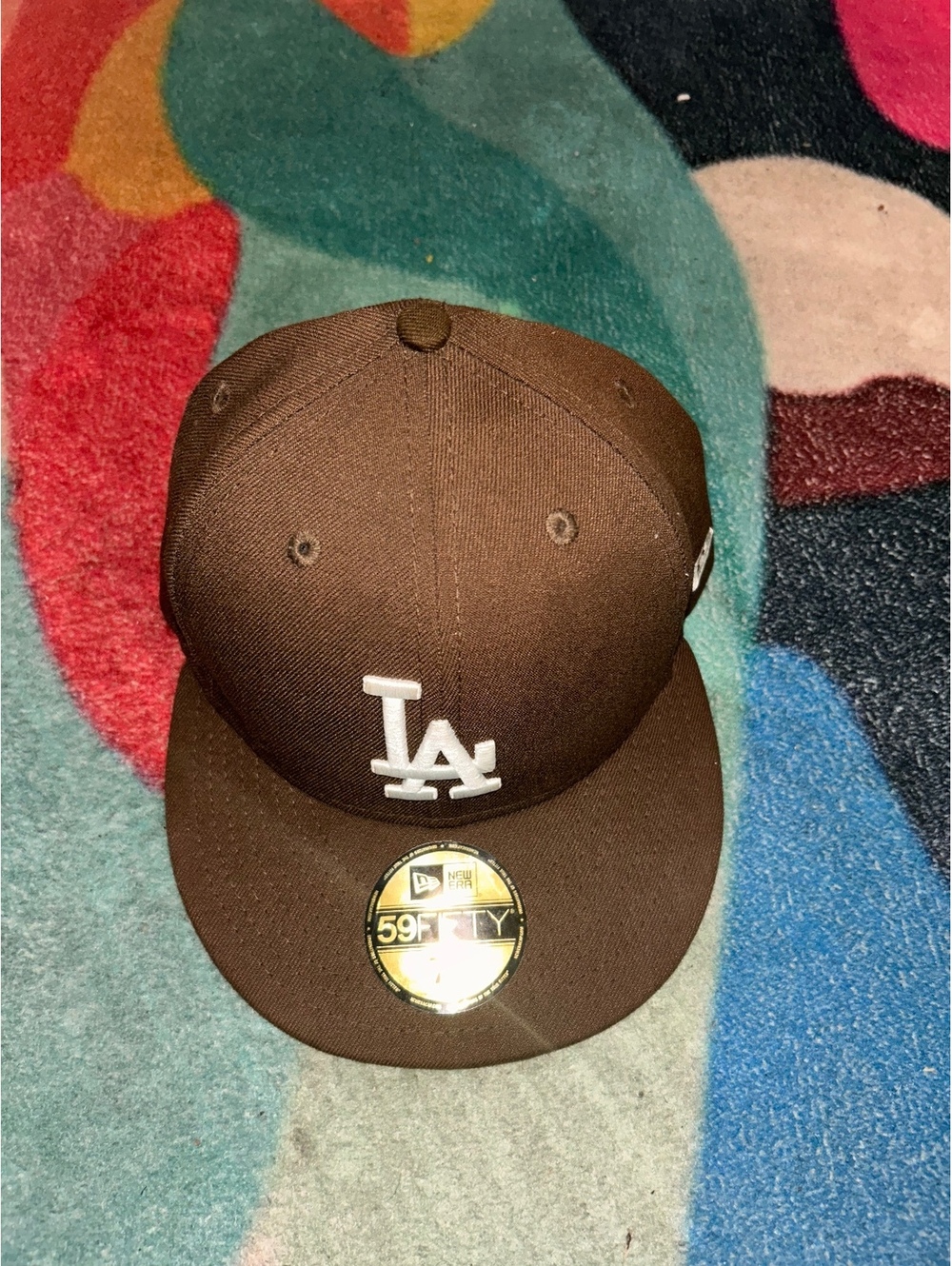 New Era Los Angeles Dodgers Brown 59FIFTY Fitted Baseball Cap